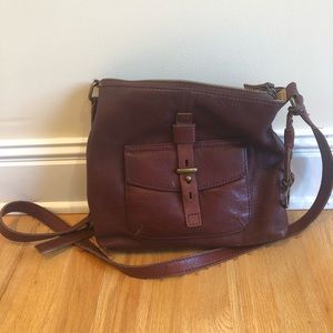 Lucky Brand leather crossbody purse